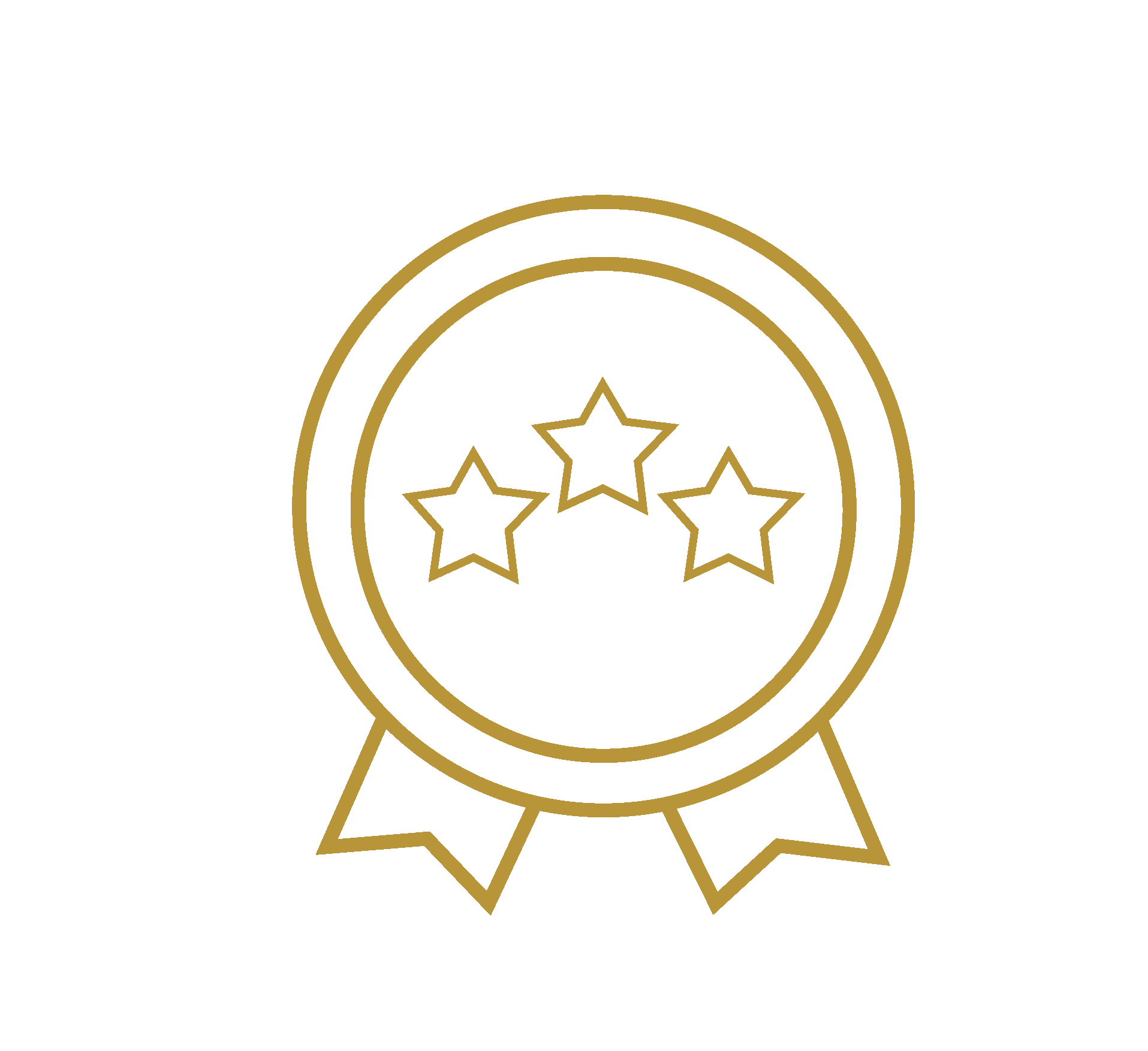 Expert three star plant care icon